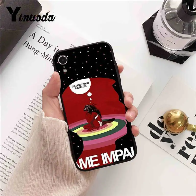 Yinuoda Tame Impala мягкий черный чехол для телефона для iPhone 8 7 6 6S Plus 5 5S SE XR X XS MAX 11 11pro 11promax Coque Shell