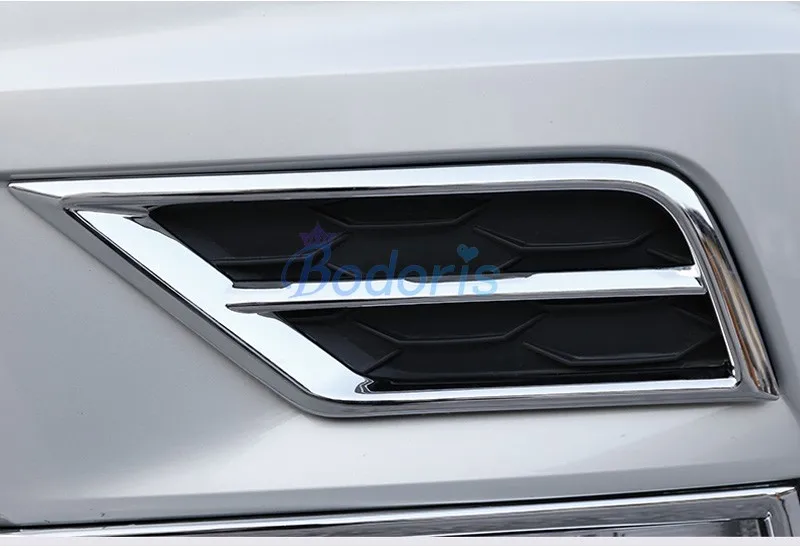 Накладка на переднюю противотуманную фару для Volkswagen VW Tiguan 2016 2017 2018|Хромирование| |