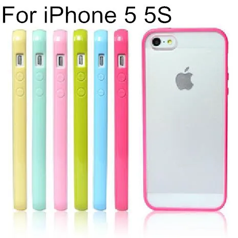 Тпу матовый прозрачный чехол для Apple iPhone 5S 5 г телефон конфеты цветная обложка iPhone5