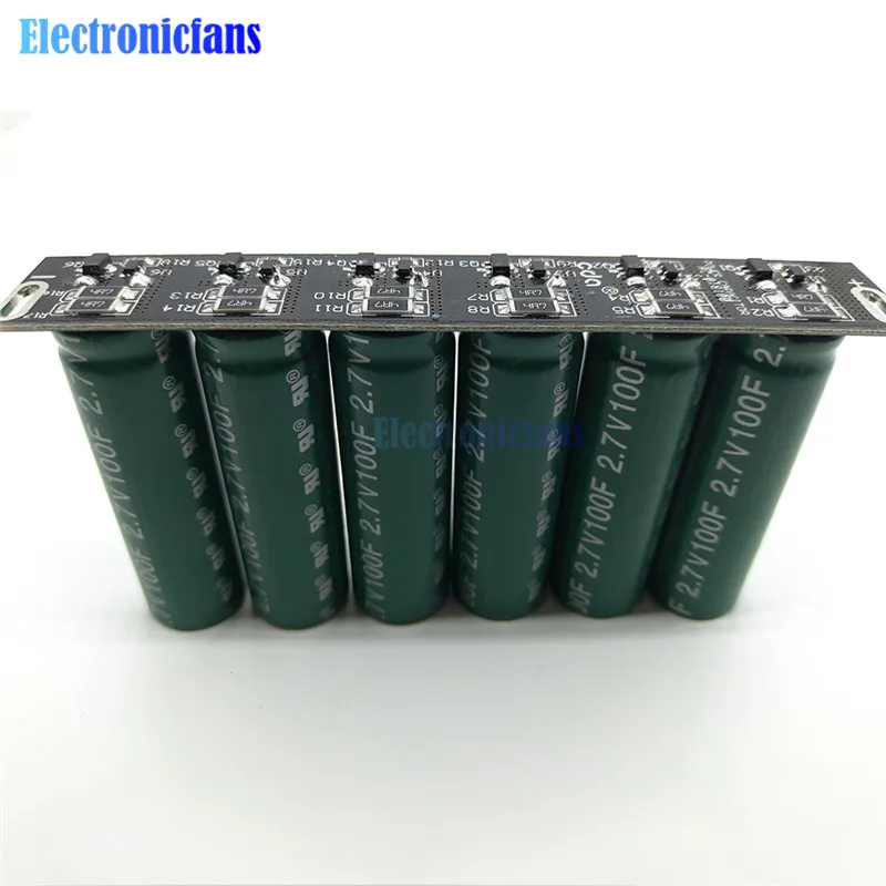 16V 16.6F супер конденсатор автомобильный выпрямитель 6 шт 2 7 V 100F двухрядный/Sigle Row