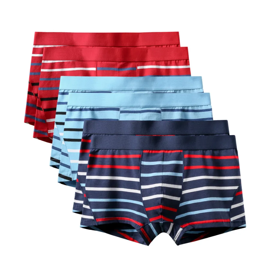 6Pcs A1473 Mix B31 6 шт./лот модные большие Размеры шорты-боксеры для мужчин трусы мужские трусы-боксеры из толстого хлопка мужские шорты Боксеры Нижнее белье скольжения боксер 3XL - Цвет: 6Pcs A1473 Mix B31