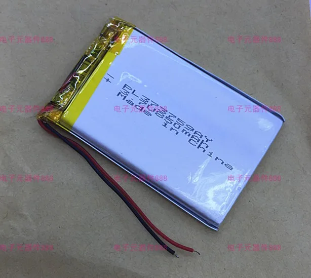 3 7 В 373759 850 мАч MP4 MP5 полимерный литиевый аккумулятор GPS навигатор PSP игровой