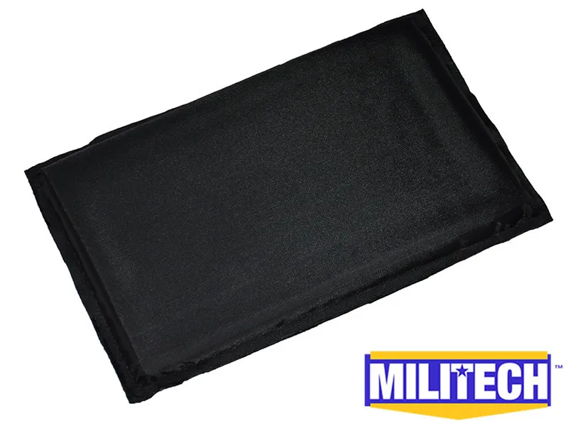MILITECH Aramid баллистическая панель пуленепробиваемые пластины вставки бронежилет мягкая боковая Броня панель NIJ уровень IIIA 3A 5 ''x 8'' пара