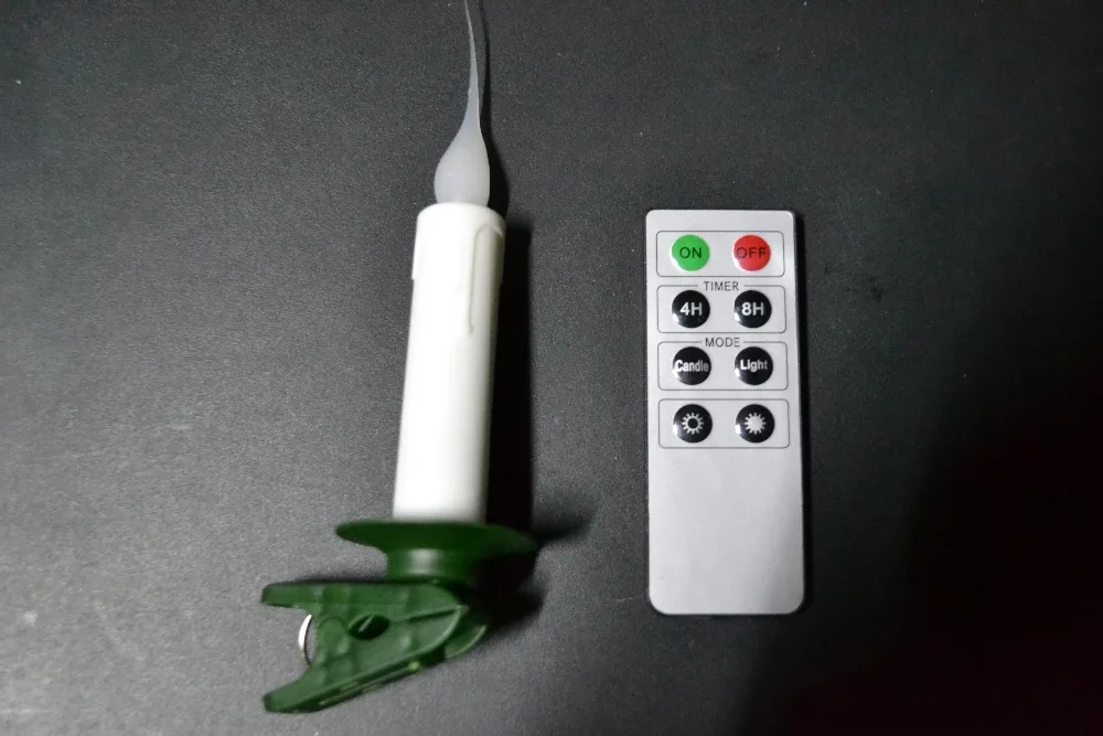 12 шт./компл. светодиодный светильник на рождественскую елку работающий от