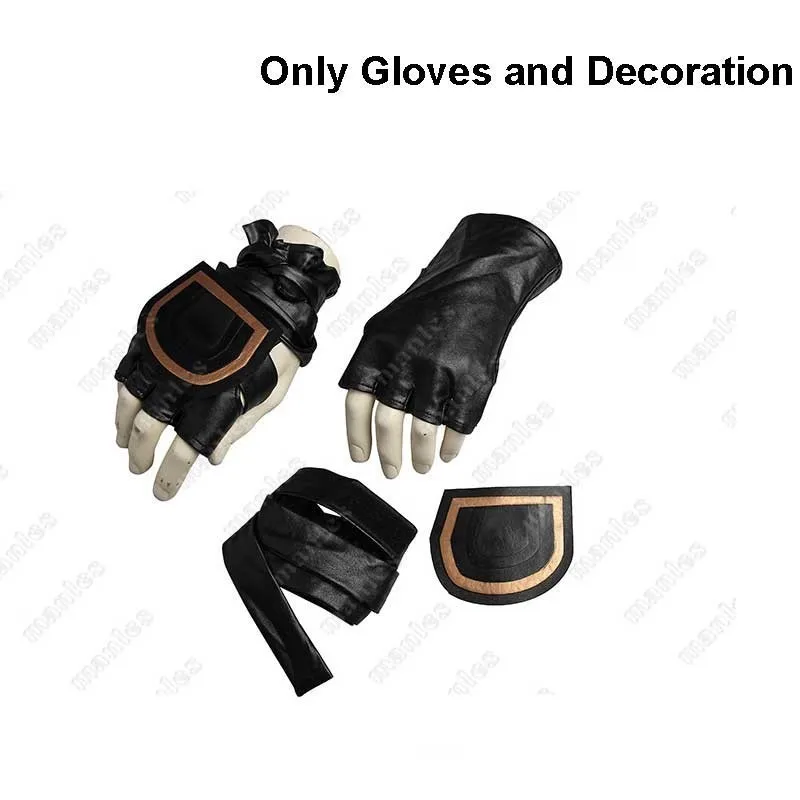 Only Gloves Тор Ragnarok Локи Косплей Костюм Фильм ТОР 3 Хэллоуин супергерой только Топ жилет плащ плеча Броня индивидуальный заказ аксессуары - Цвет: Only Gloves