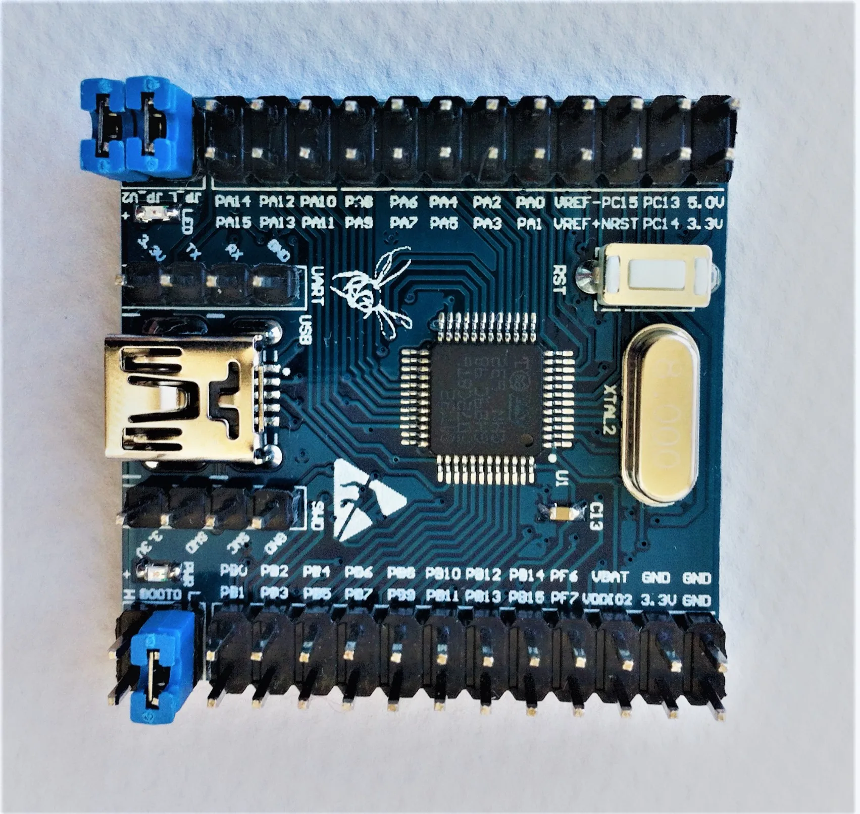 Системная плата STM32F072C8T6 минимальная системная STM32F072 мини плата|Запчасти для