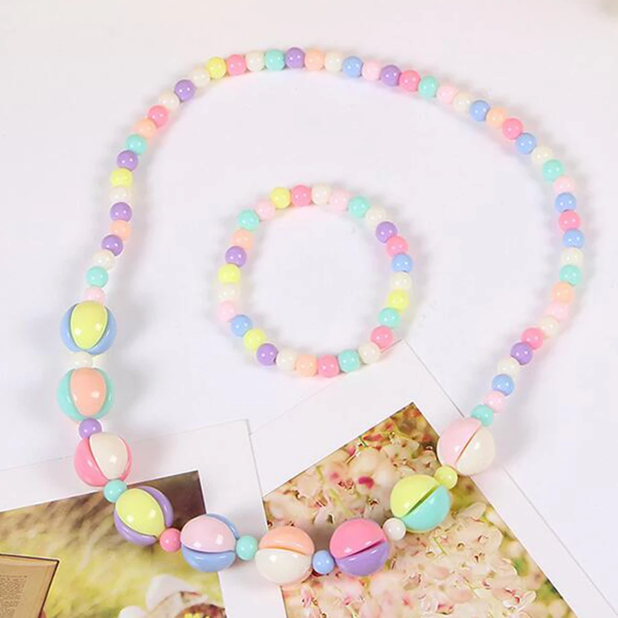 Бусины карамельного цвета Новые бусины подарок для ребенка колье браслеты