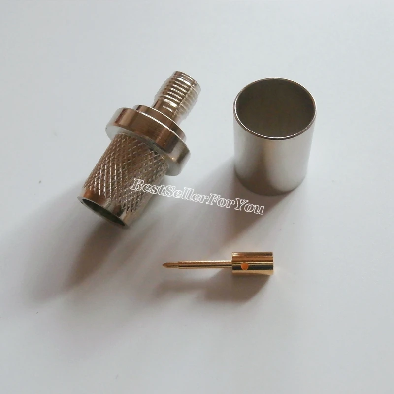 1 шт. разъем RP SMA гнездовой штекер обжимной соединитель RG8 RG213 LMR400 RG214 никелевый