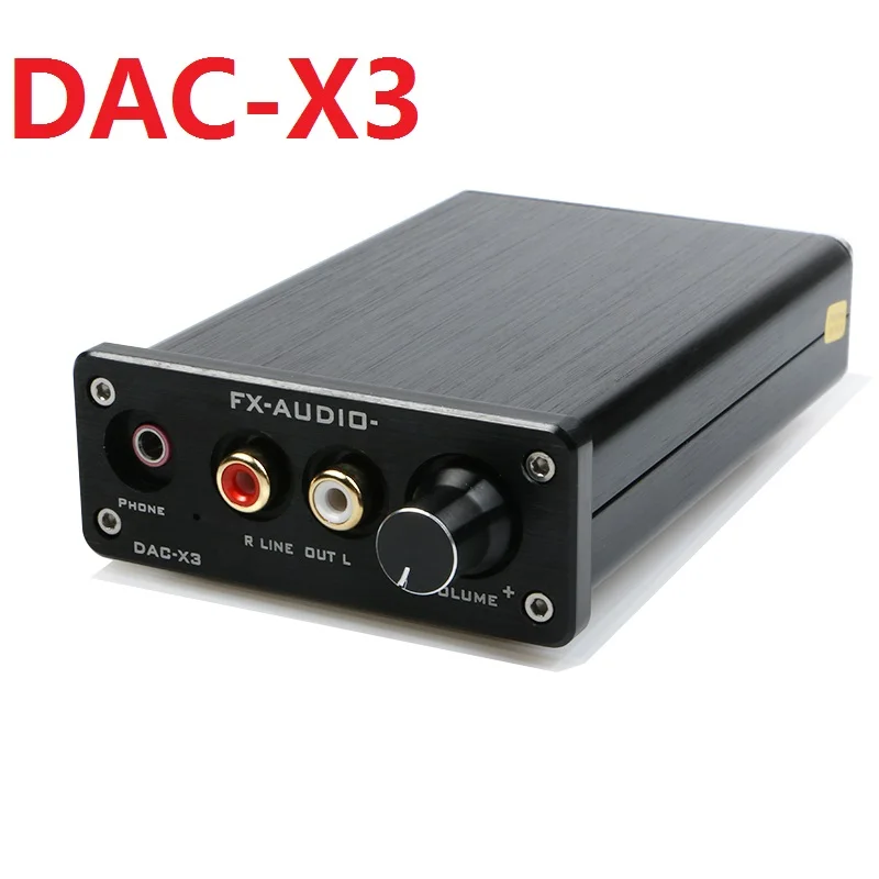 2018 Новый FX AUDIO мини DAC X3 цифровой аудиодекодер вход USB/коаксиальный/оптический