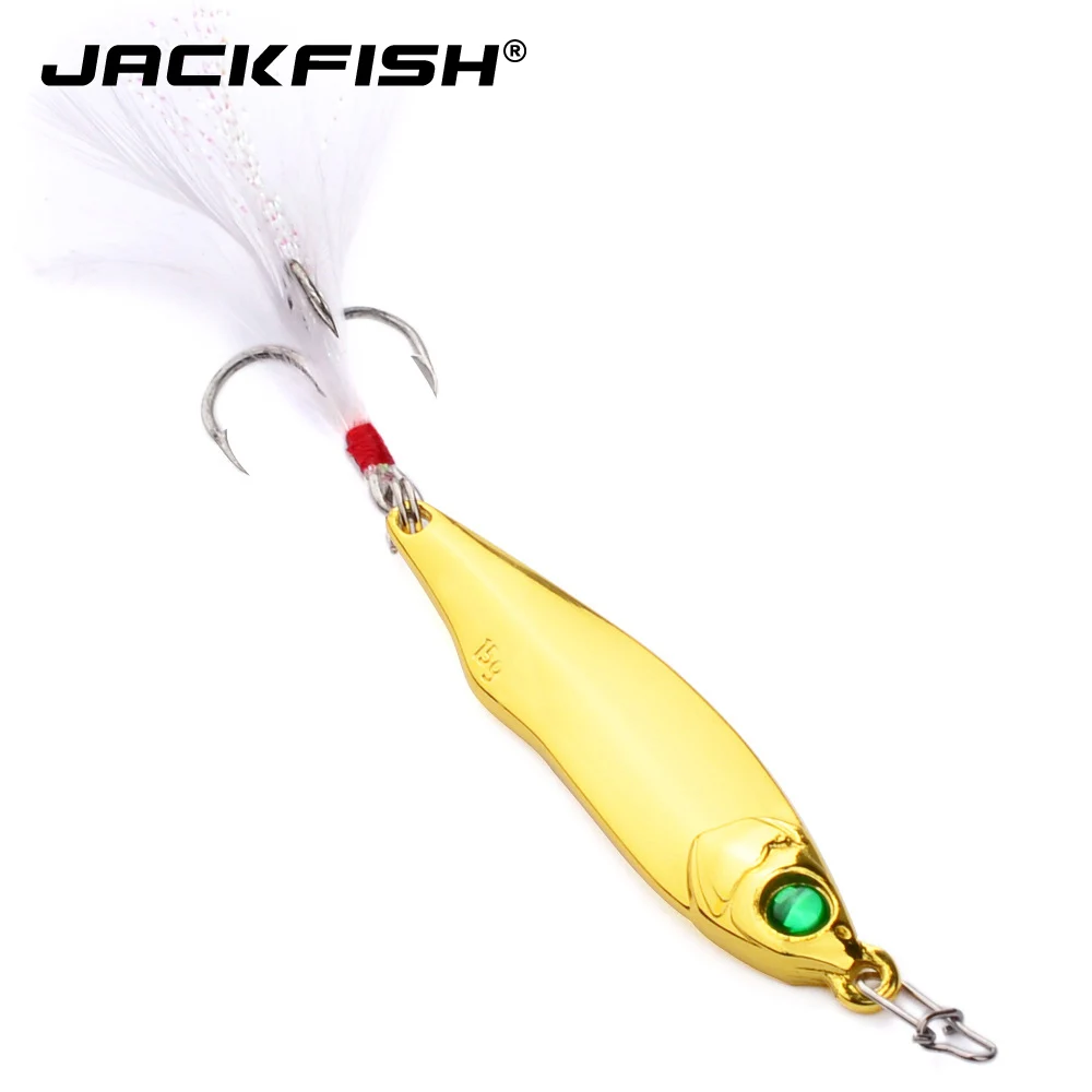 Металлический Спиннер JACKFISH джиг жесткая приманка 10 г/15 г/20 г/28 г для морской