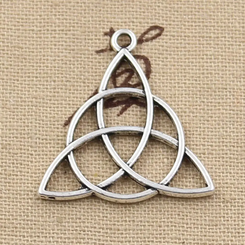 

15 шт., амулет для изготовления подвесок ручной работы, 30x28 мм, винтажные бронзовые тибетские Подвески серебристого цвета, сделай сам для брас...