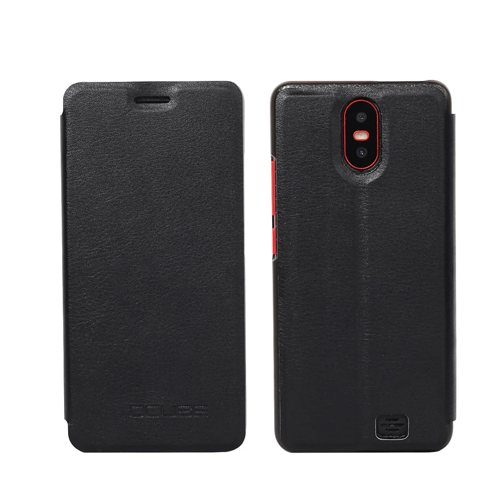 Ocube HOMTOM S12 кожаный защитный чехол с откидной крышкой-подставкой из искусственной
