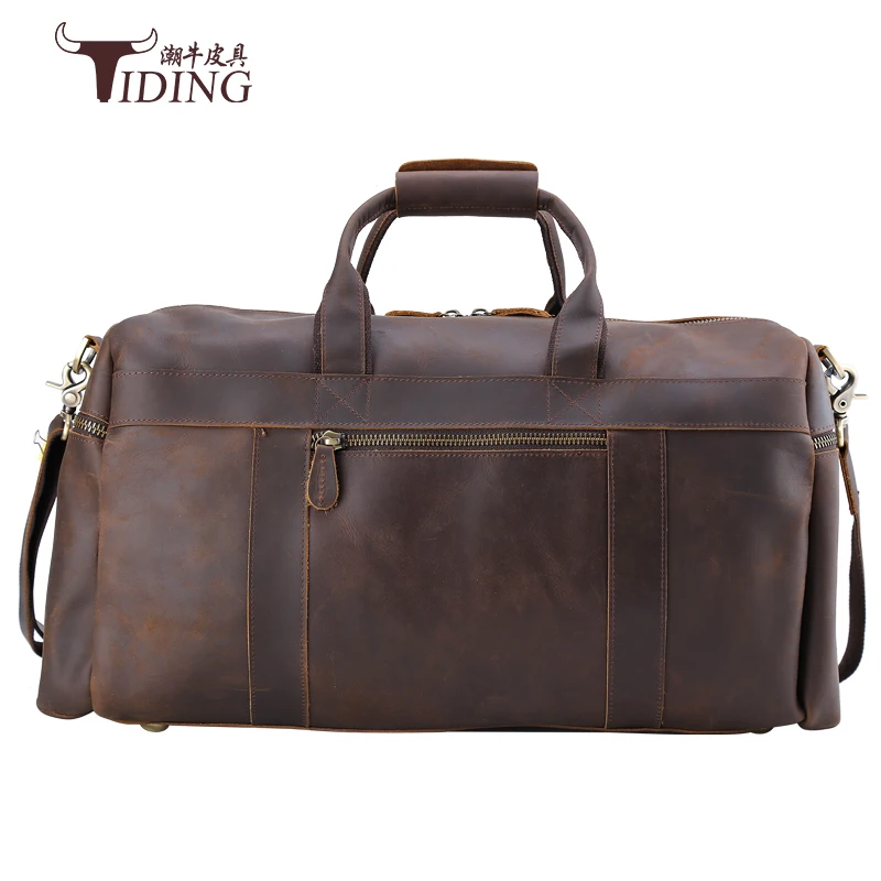 Мужские дорожные сумки из коровьей кожи новинка 2017 Мужская винтажная Модная