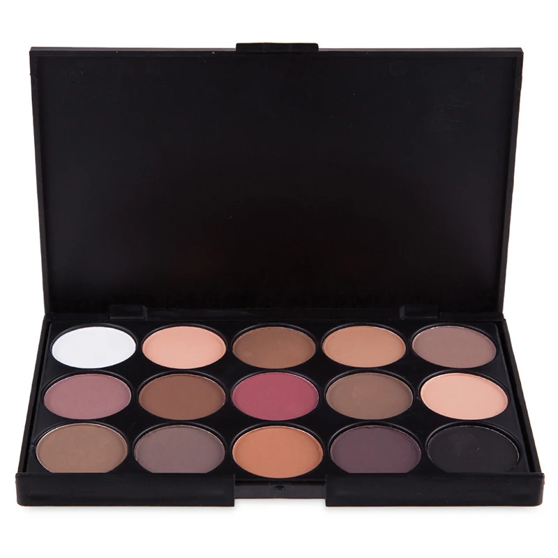 15 цветов Тени для век Shimmer МАТОВЫЕ тени макияж Косметические Palette Set| |