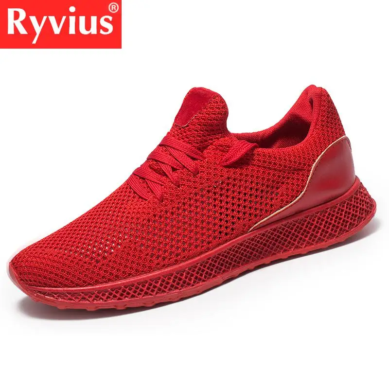 Ryvius/Лидер продаж Новинка модные мужские высококачественные легкие кроссовки для