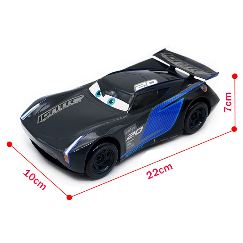 Middle Jack No Box Disney Pixar Cars 3 22 см молния McQueen Джексон шторм Круз Рамирез откатная пластмассовая коллекционная машинка рождественские подарки для детей - Цвет: Middle Jack No Box