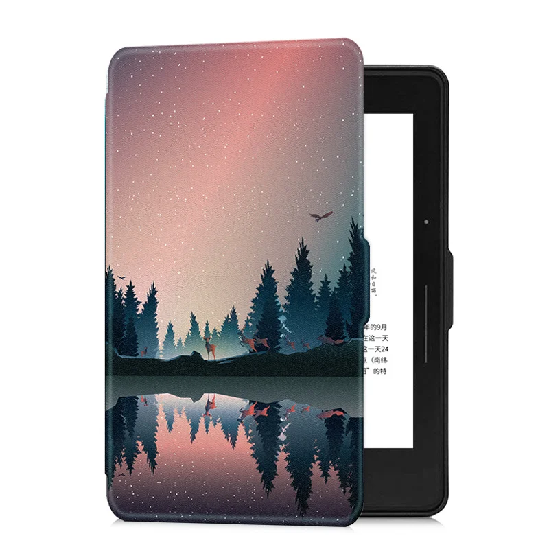 Nightfall Чехол AROITA для Kindle Voyage( reader), ультра-тонкий модный защитный чехол с функцией автоматического пробуждения/сна - Цвет: Nightfall