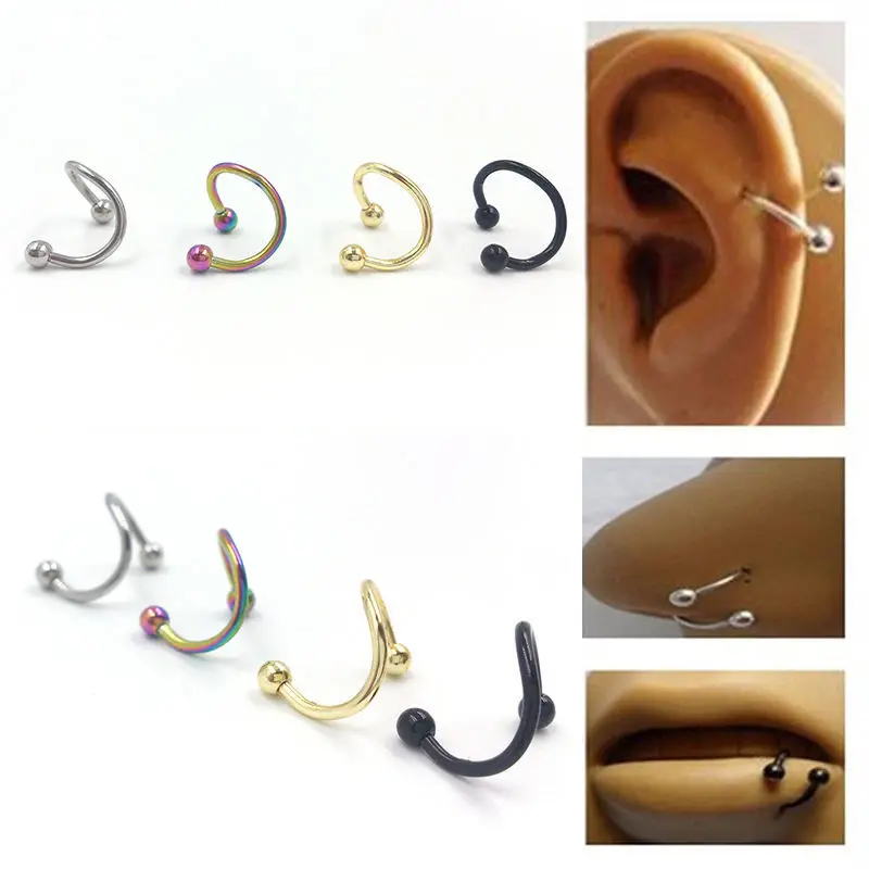 4 шт. женские серьги гвоздики из нержавеющей стали|body piercing jewelry|piercing jewelrylip rings |