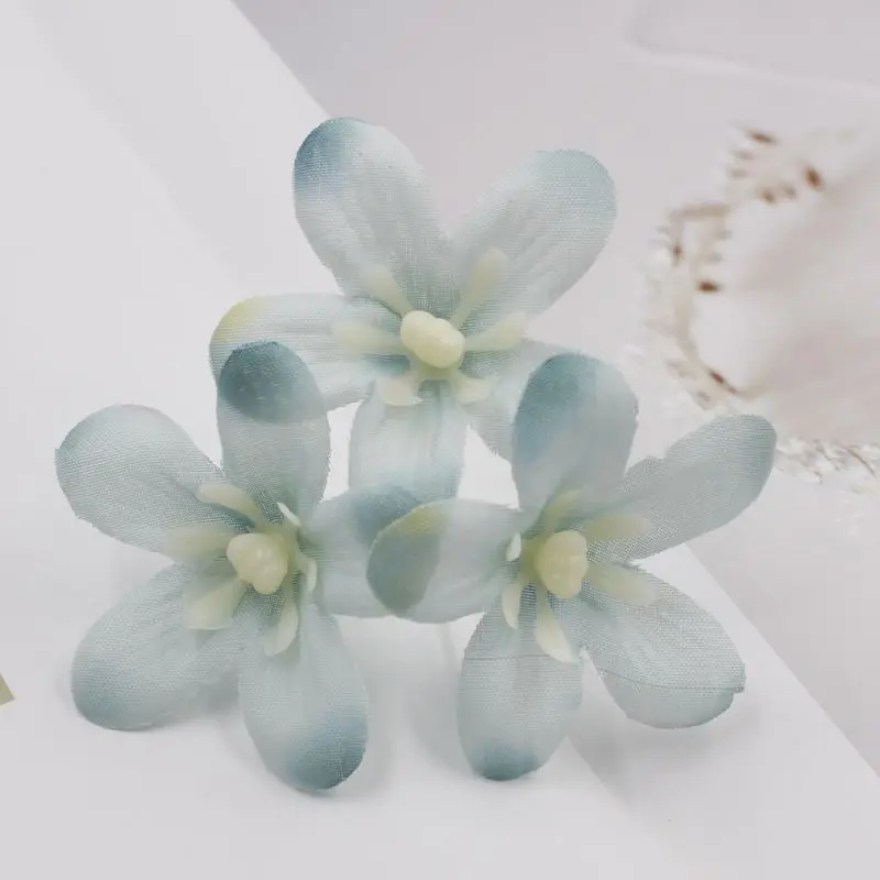 DIY/50 шт. искусственные цветы гортензии подходит для свадьбы украшение автомобиля
