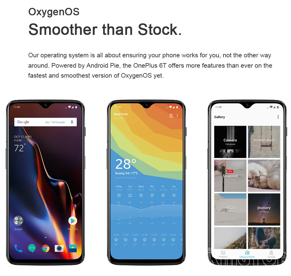Oneplus 6T мобильного телефона 6/8GB Оперативная память 128/256 ГБ Встроенная память Snapdragon 845 Octa Core 6,4" двойной Камера Экран разблокировать телефон nfc