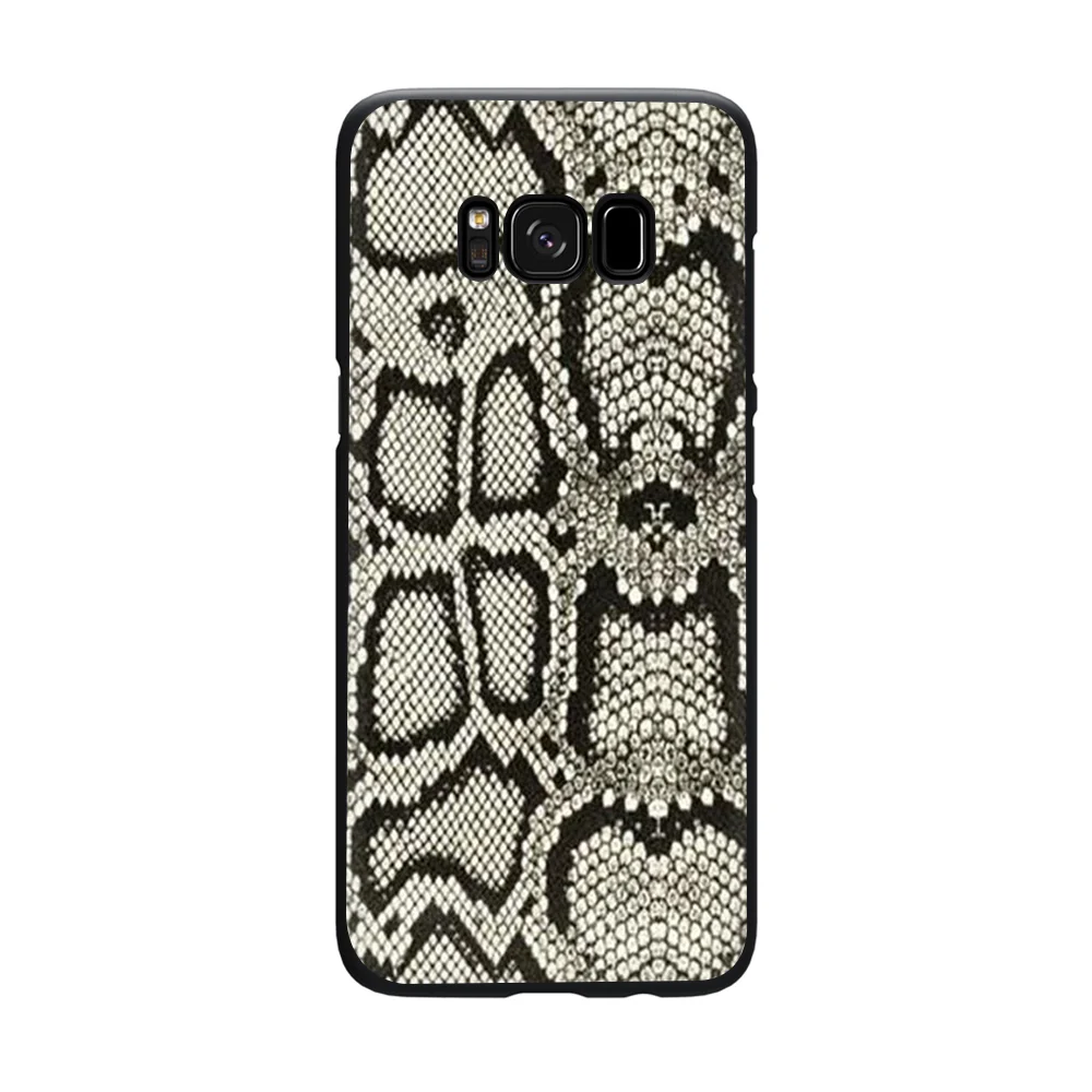 B3 Змея питона кожаный силикон чехол для телефона для Galaxy A3 A5 A6 плюс A7 A8 A9 S6 S7 край S8 S9 S10 плюс S10e Note 8 9 J6 - Цвет: B3