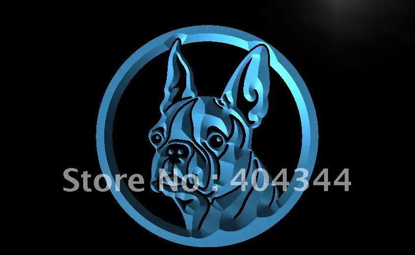 LB656- Boston Terrier собака питомец новый светодиодный неоновый знак | Дом и сад