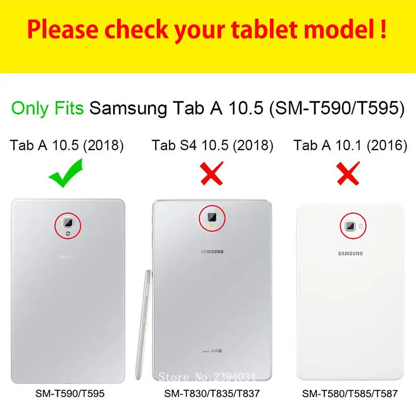 Роскошный чехол для Samsung Galaxy Tab A A2 2018 10 5 дюйма T590 T595 T597 искусственная кожа