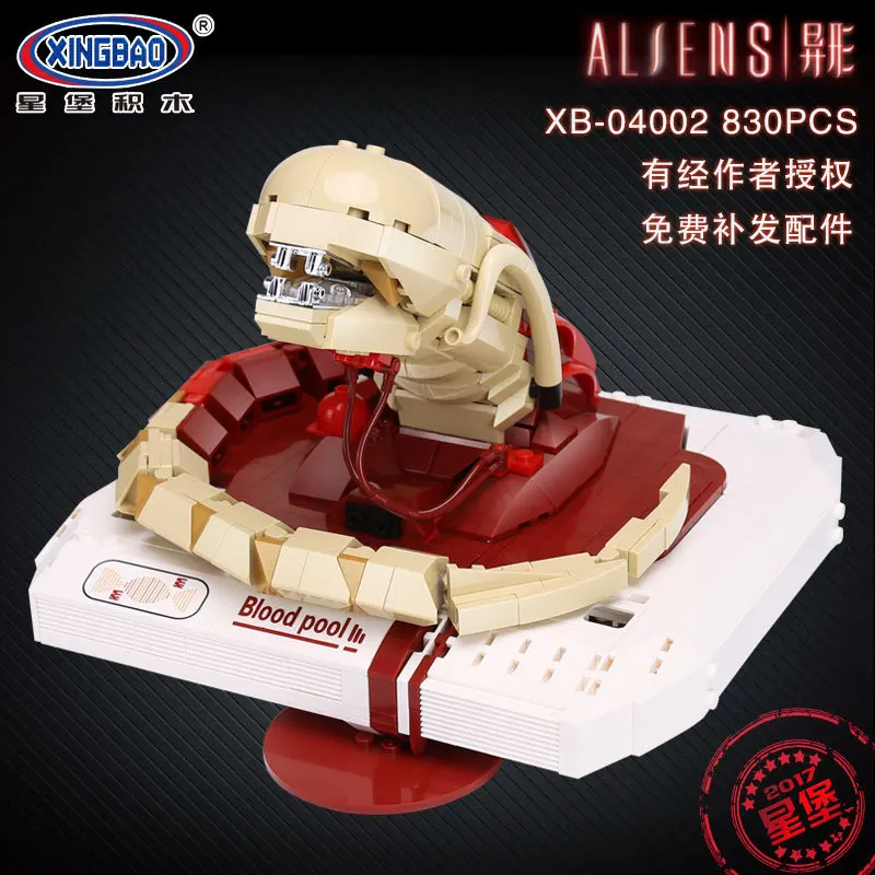 Xingbao 04002 830 шт настоящий креативный MOC новый набор инопланетян детские