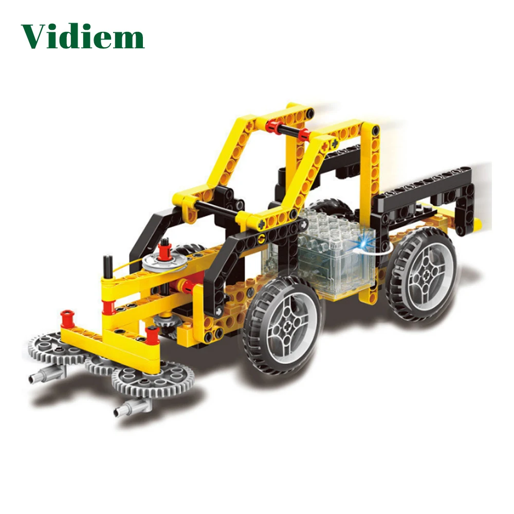 Техника и наука развивающие строительные блоки игрушки для детей 6 лет DIY подарок