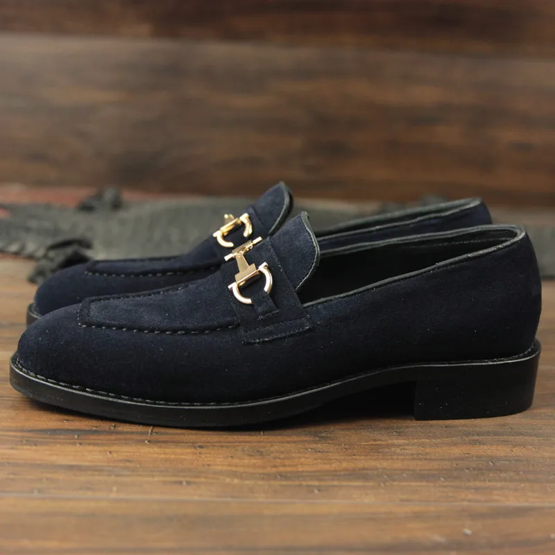 MALONEDA Real Suede Leather Men Loafers Comfortable Handmade Goodyear Slip on Shoes Genuine Soles | Обувь