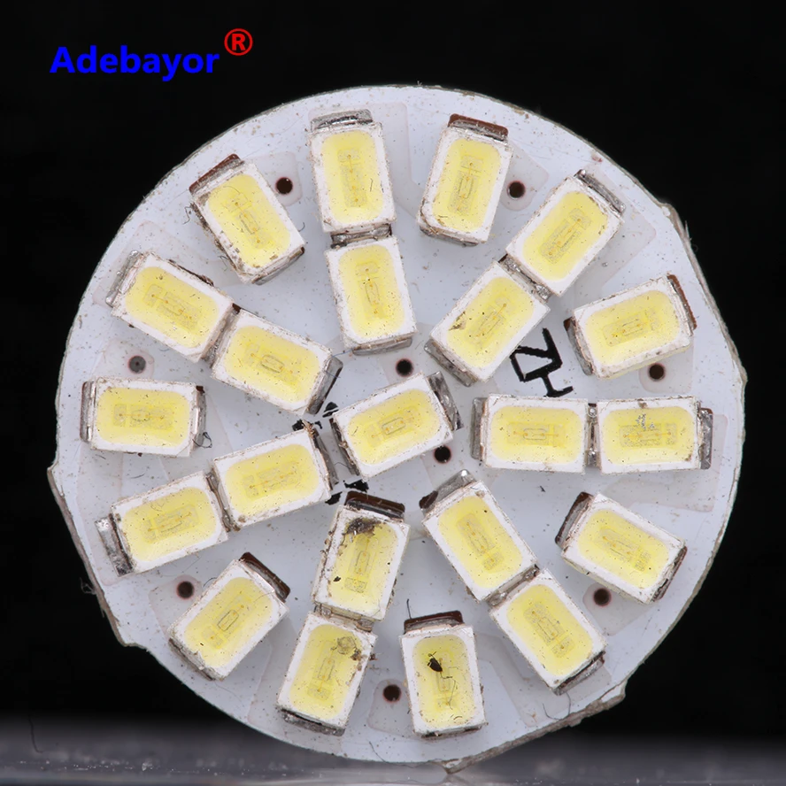6X 1156 p21w BA15S 50 SMD 1206 3020 LED задний стоп сигнал сигнальная Поворотная Лампа Стоп led 12V