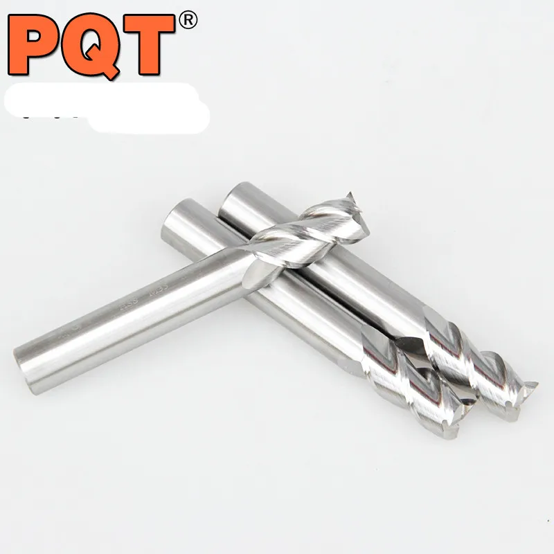 3.0*6*8*52mm 10pcs/set 6mm petiole 3 flutes Japan PQT HSS-CO5% M35 End Mill Processing stainless steel And etc. | Инструменты
