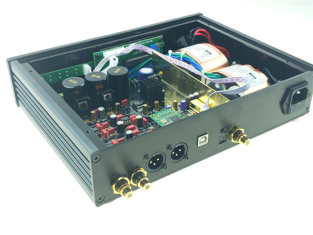 ES9038 ES9038PRO обновление до Crystek CCHD-575 HIFI аудио DAC опция XMOS или Amanero USB Verison V1.3