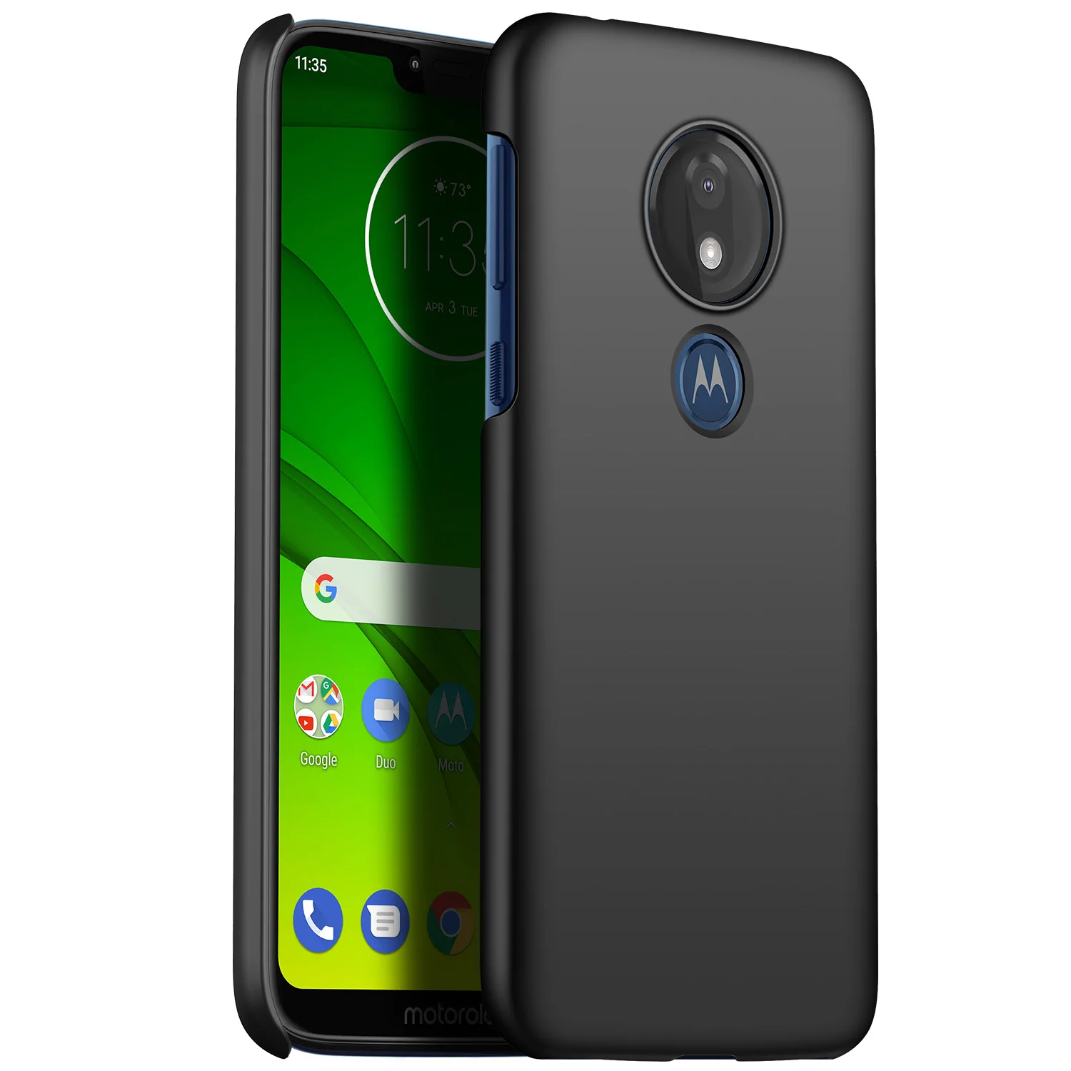 Smooth black Для moto rola moto G7 power чехол роскошный высококачественный Жесткий ПК Тонкий матовый защитный чехол на заднюю панель для moto g7 power shell - Цвет: Smooth black