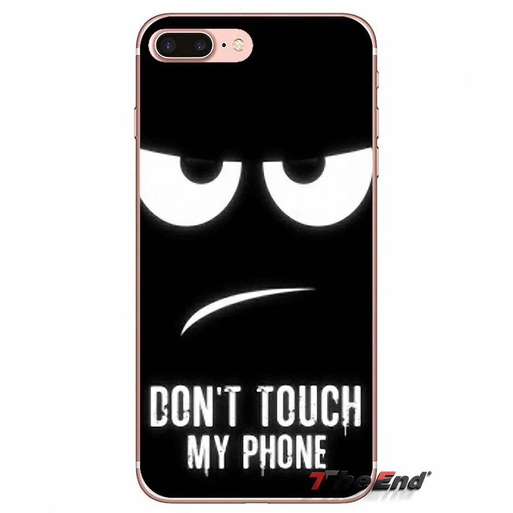 Для Huawei Honor 5A LYO L21 Y6 II Compact Y5 2 Y5II Mate 10 Lite Nova 2i 9i Fundas don't touch my phone Art TPU силиконовый