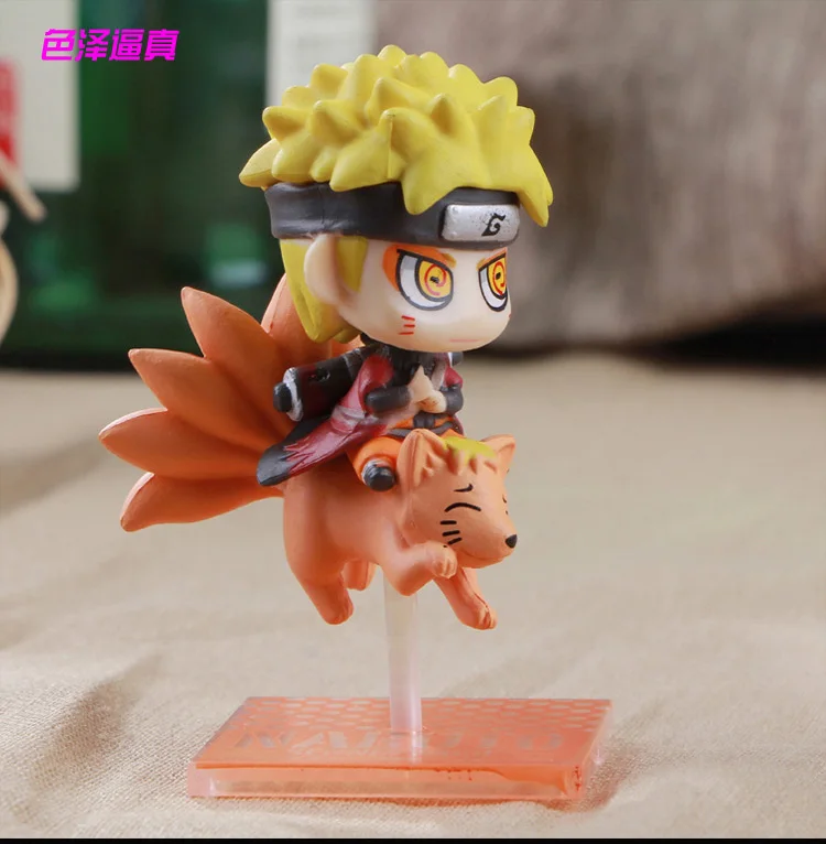 Новый японский аниме Наруто Uzumaki Naruto Курама 6 см фигурку игрушки ПВХ рис подарок