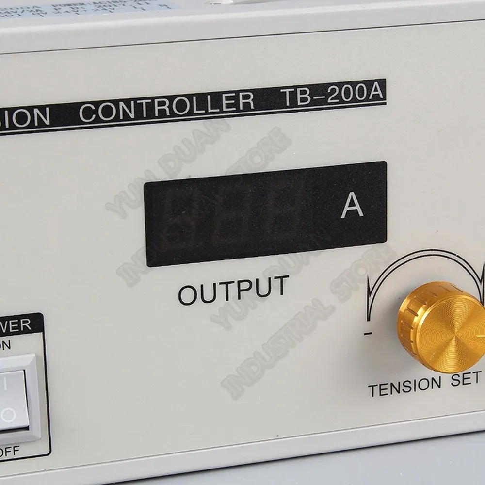 Ручной цифровой регулятор натяжения 185V-265VAC 220V 24V DC выход 0-3A Магнитный порошковый тормоз сцепления потенциометр PLC контроль