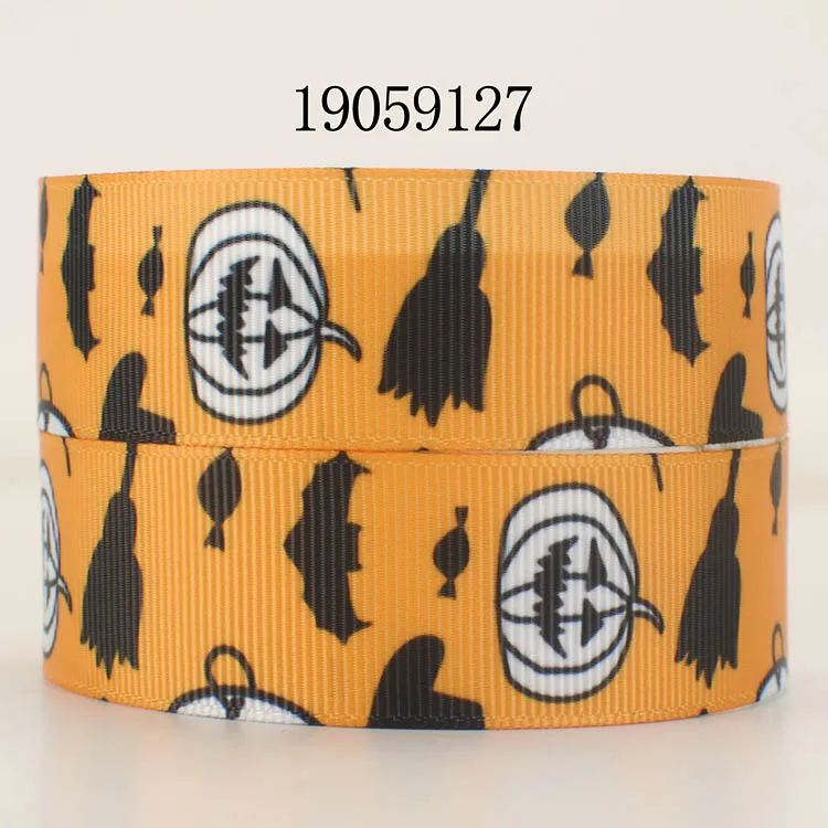 10 ярдов-разные размеры-корсажная лента с рисунком Счастливого Хэллоуина 19059126 |