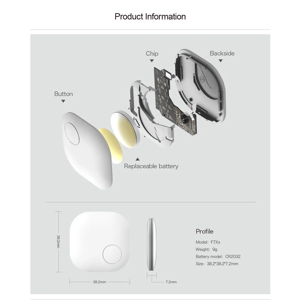 Умные поисковики гайка найти 2 S Беспроводной Bluetooth Анти потерянный Трекер Брелок
