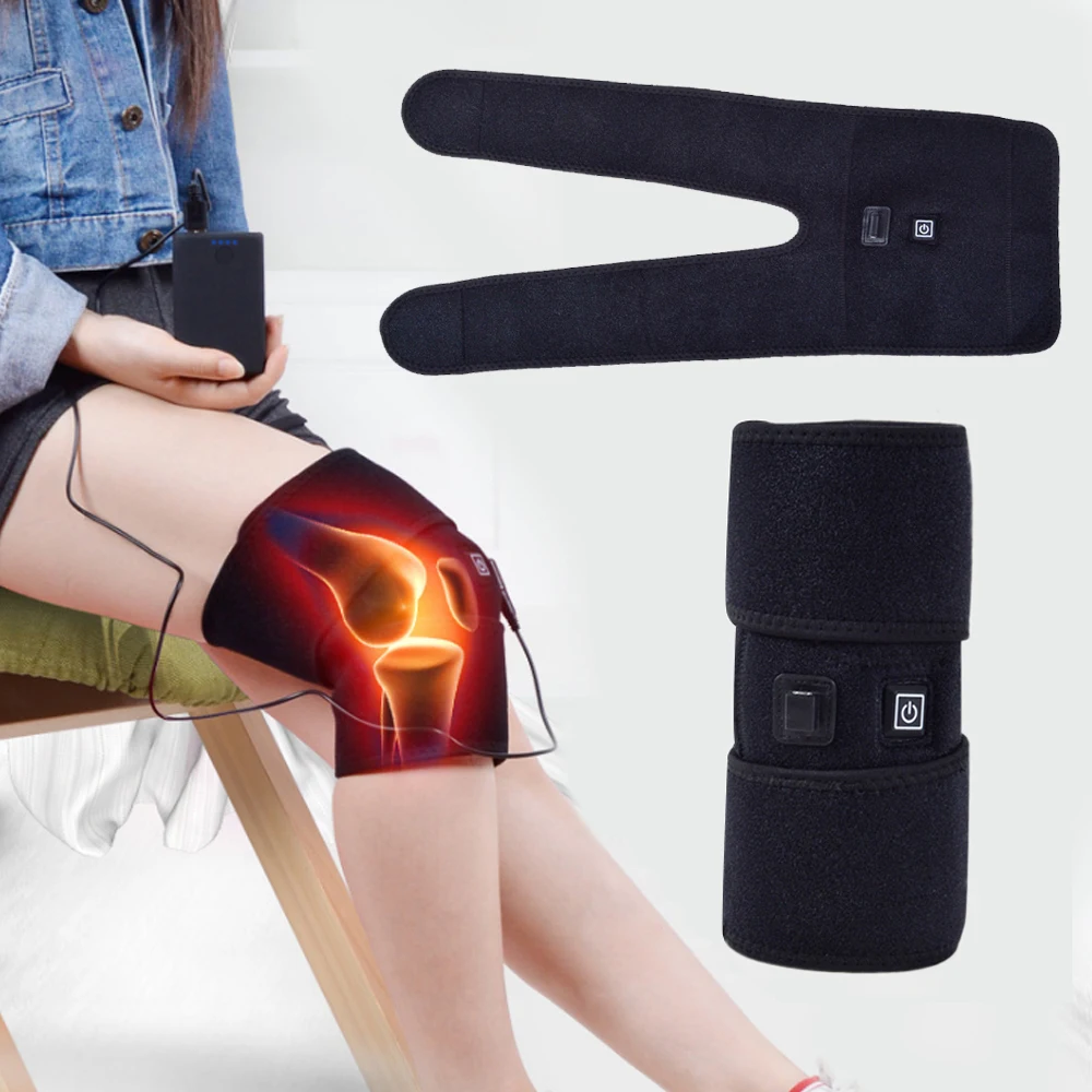 Горячая продажа унисекс USB с подогревом наколенники налокотники Arthritus