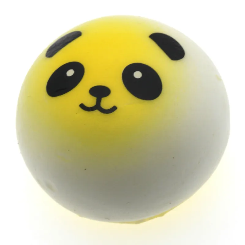 Медленный отскок 4 см Panda Bun Expression маленький красочный и белый хлеб пенящаяся Экструзионная игрушка батут для детей Забавная детская игрушка для снятия стресса