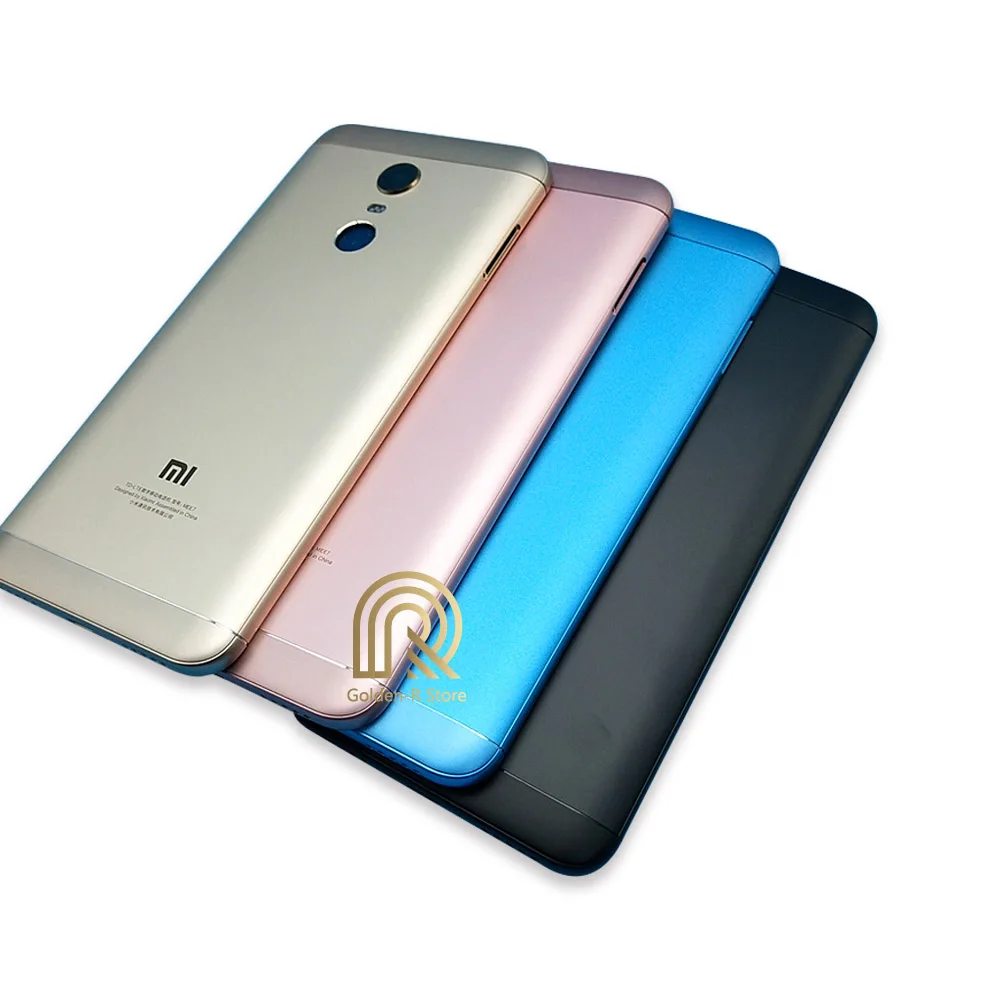 Для Xiaomi Redmi 5 Plus задняя крышка корпус металлическая задняя крышка аккумулятора+ ключ для боковой кнопки с Замена объективов камеры запасные части