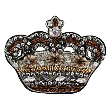 1pc crown 1 комплект стразы, корона, Бабочка, бисер, нашивка, цветы, птицы, блестки, кристаллы, аппликация, одежда для шитья, обувь, сумка, нашивка, сделай сам, одежда - Цвет: 1pc crown