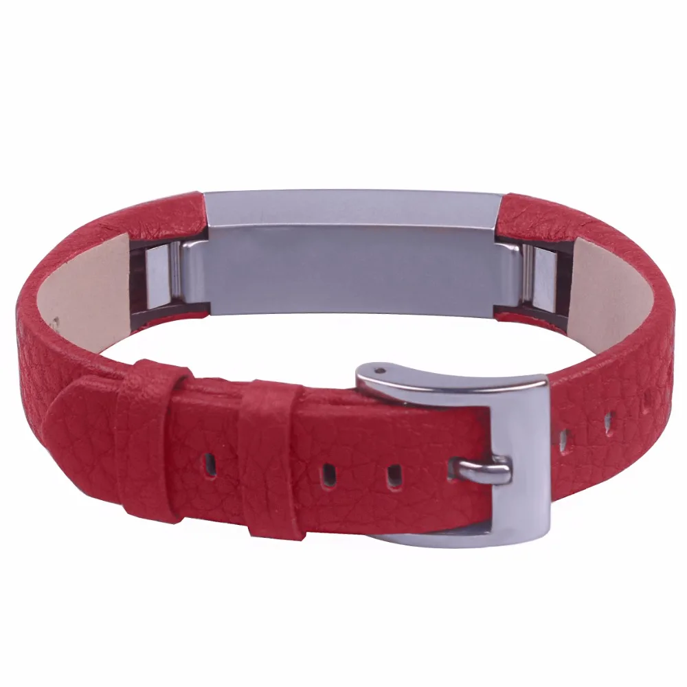 Высококачественный подлинный кожаный браслет ремешок Браслет Для Fitbit Alta Tracke сменный Браслет коричневый черный красный