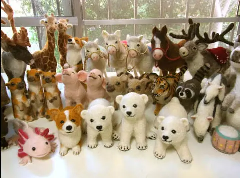 Веселая кукла для рукоделия мишка животных собака кошка специальный коричневый