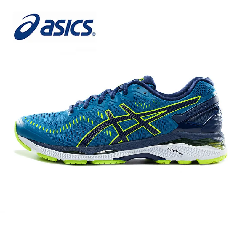 ASICS GEL-KAYANO 23 стабильный светильник кроссовки полумарафон Для мужчин обувь на нескользящей подошве, дышащая, с низким подъемом, T646N, гарантированный