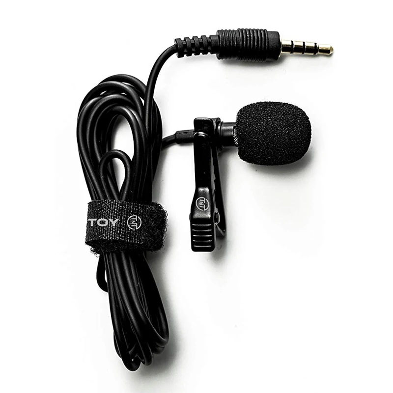 Красный SHELKEE всенаправленный мини аудио микрофон 3,5 мм Jack микрофон-петличка с зажимом для галстука Микрофон для речевого Leture интервью K song - Цвет: Красный