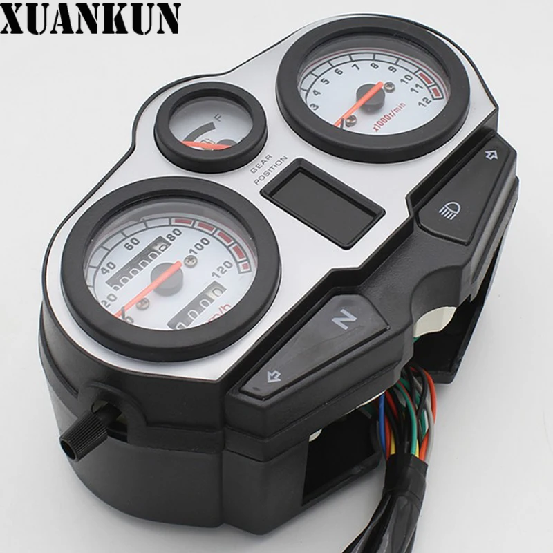 XUANKUN Motorcycle Odometer Instrument 125K Meter Assembly HJ125-A/R Tachometer | Автомобили и мотоциклы