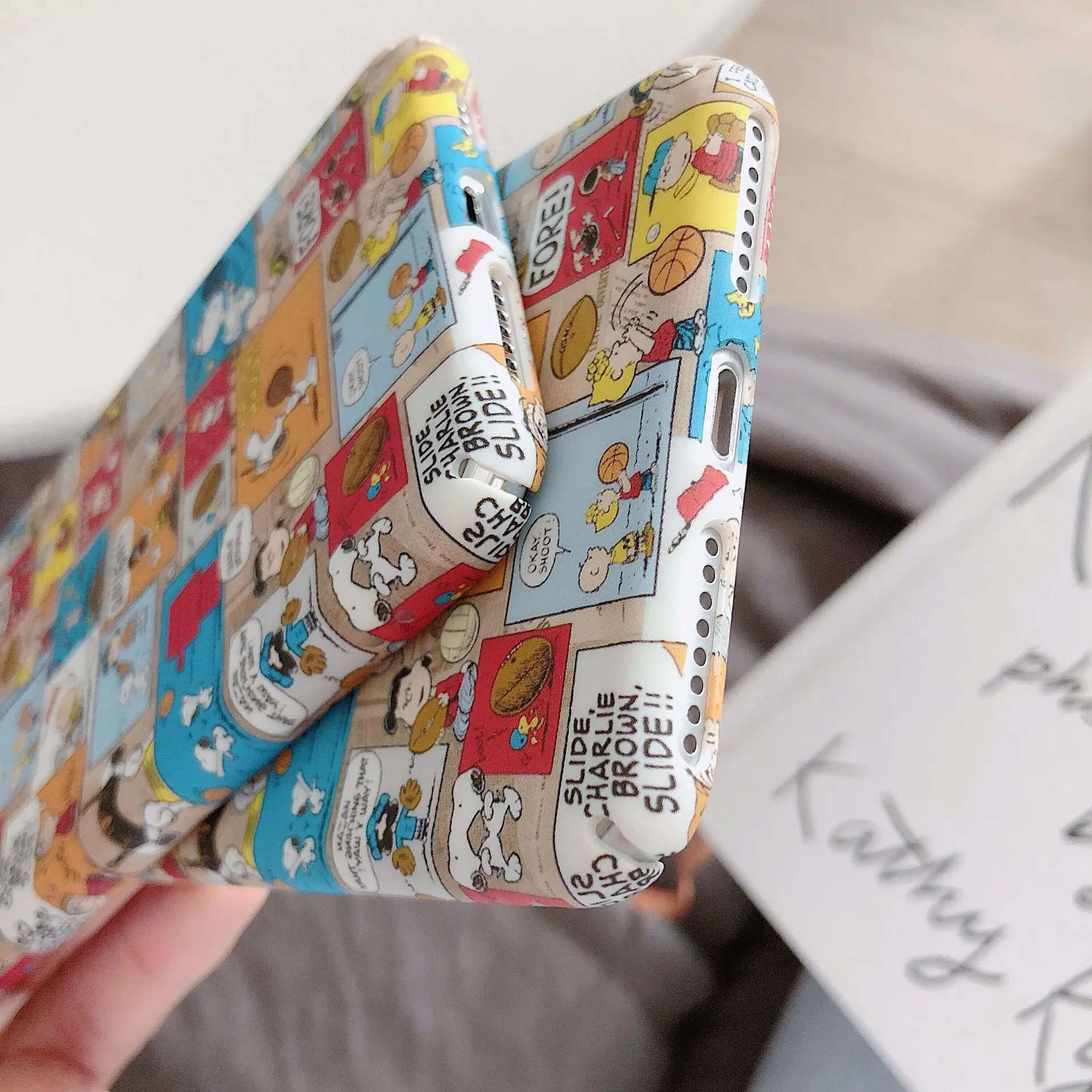 Забавный мультфильм Граффити комиксов Snoopy мобильный телефон чехол для iPhone X Xs Max 6
