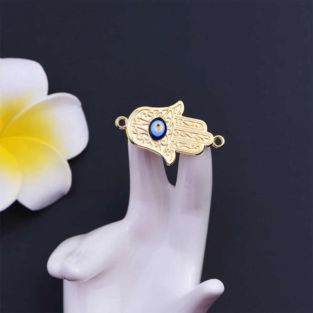 10 шт. оптом Хамса Фатима ручной амулет сглаза плавающий медальон Сделай Сам